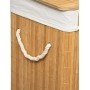 Pakoworld Natural 199-000056 Καλάθι Απλύτων Bamboo 40x30x50cm Καφέ