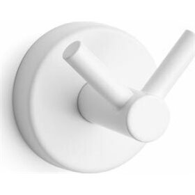 Karag 120266 Άγκιστρο Μπάνιου Διπλό White Matt Karag 120266 Άγκιστρο Μπάνιου Διπλό White Matt