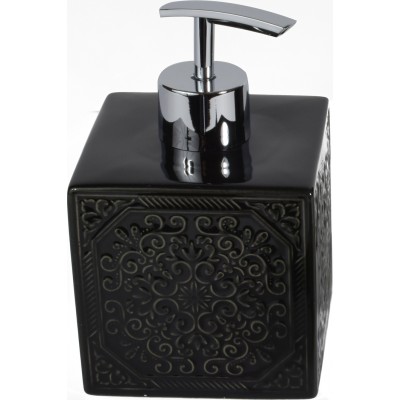 Estia Square 02-6594 Επιτραπέζιο Dispenser Πορσελάνινο Μαύρο