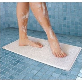 16003AQR20WH Αντιολισθητικό Μπάνιου με Βεντούζες Λευκό 70x40cm