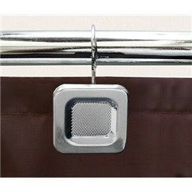 San Lorentzo Caree Κρίκοι Κουρτίνας Μπάνιου 12τμχ Chrome