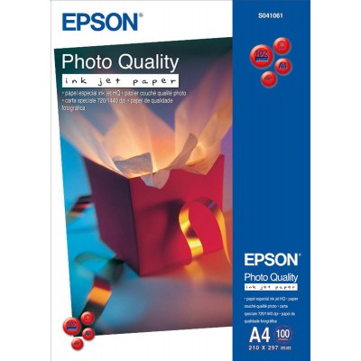 Epson Photo Quality Φωτογραφικό Χαρτί Matte A4 (21x30) 102gr/m² για Εκυπωτές Inkjet 100 ΦύλλαΚωδικός: C13S041061 