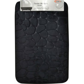 Ankor Πατάκι Μπάνιου 50x80 Memory Foam 807840 Μαύρο