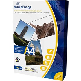 MediaRange Φωτογραφικό Χαρτί High Glossy A4 (21x30) 135gr/m² για Εκυπωτές Inkjet 100 ΦύλλαΚωδικός: MRINK107 