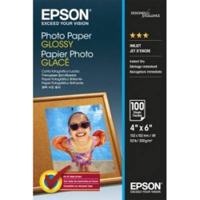 Epson Φωτογραφικό Χαρτί A6 (10x15) 200gr/m² για Εκυπωτές Inkjet 100 ΦύλλαΚωδικός: C13S042548 