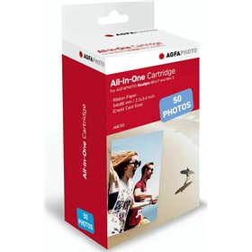 AgfaPhoto Cartridge & Paper Φωτογραφικό Χαρτί 54x86 για Εκυπωτές Inkjet 50 ΦύλλαΚωδικός: AMC50  AgfaPhoto Cartridge & Paper Φωτογραφικό Χαρτί 54x86 για Εκυπωτές Inkjet 50 ΦύλλαΚωδικός: AMC50