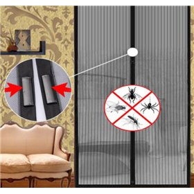 Σίτα Πόρτας Μαγνητική Μαύρη 235x180cm 28003DAC80BK