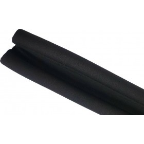 Cosa Αφρώδες Διπλό Αεροστόπ Πόρτας / Παραθύρου σε Μαύρο Χρώμα 1mx8cm Cosa Αφρώδες Διπλό Αεροστόπ Πόρτας / Παραθύρου σε Μαύρο Χρώμα 1mx8cm