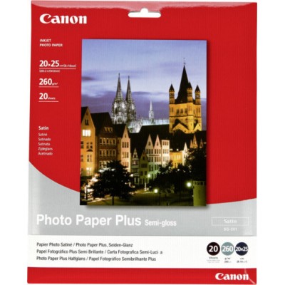 Canon SG-201 Φωτογραφικό Χαρτί Gloss Plus 20x25 260gr/m² για Εκυπωτές Inkjet 20 ΦύλλαΚωδικός: 1686B018 