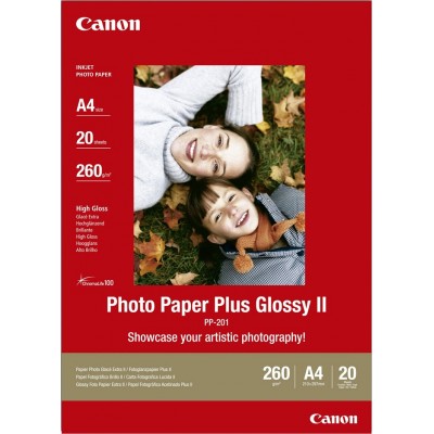 Canon PP-201 Φωτογραφικό Χαρτί Plus ΙΙ A4 (21x30) 275gr/m² για Εκυπωτές Inkjet 20 ΦύλλαΚωδικός: 2311B019 