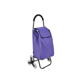 Υφασμάτινο Καρότσι Λαϊκής Μωβ 45x35x98.5cm Υφασμάτινο Καρότσι Λαϊκής Μωβ 45x35x98.5cm