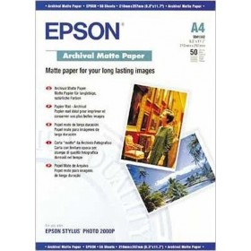 Epson Archival Φωτογραφικό Χαρτί Matte A4 (21x30) 189gr/m² για Εκυπωτές Inkjet 50 ΦύλλαΚωδικός: C13S041342  Epson Archival Φωτογραφικό Χαρτί Matte A4 (21x30) 189gr/m² για Εκυπωτές Inkjet 50 ΦύλλαΚωδικός: C13S041342