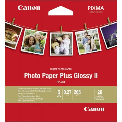 Canon PP-201 Φωτογραφικό Χαρτί Plus Glossy II Paper A4 (21x30) 265gr/m² για Εκυπωτές Inkjet 20 ΦύλλαΚωδικός: 2311B070 