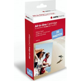 AgfaPhoto Cartridge & Paper Φωτογραφικό Χαρτί 54x86 για Εκυπωτές Inkjet 20 ΦύλλαΚωδικός: AMC20  AgfaPhoto Cartridge & Paper Φωτογραφικό Χαρτί 54x86 για Εκυπωτές Inkjet 20 ΦύλλαΚωδικός: AMC20