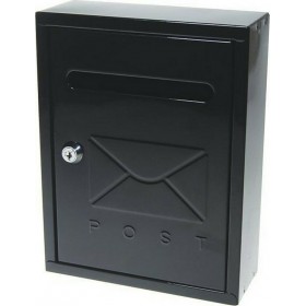 Next Deco Γραμματοκιβώτιο Εξωτερικού Χώρου Μεταλλικό σε Μαύρο Χρώμα 20x7.5x26cm