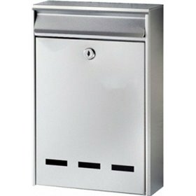 Bormann BMB1001 Γραμματοκιβώτιο Μεταλλικό σε Ασημί Χρώμα 30x20x5cm