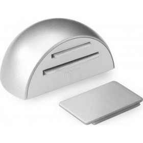 Στοπ Πόρτας Μαγνητικό Μεταλλικό Χρώμιο Ματ