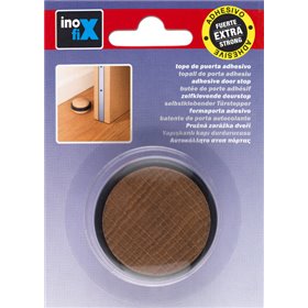 Στοπ Πόρτας Αυτοκόλλητο Ξύλινο Καρυδί