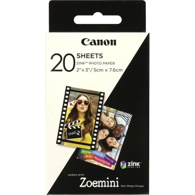 Canon ZP-2030 Φωτογραφικό Χαρτί Instant A8 (5.2x7.4) για Εκυπωτές Zink 20 ΦύλλαΚωδικός: 3214C002AA 