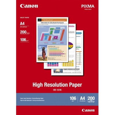 Canon HR-101N Φωτογραφικό Χαρτί Gloss High Resolution A4 (21x30) 106gr/m² για Εκυπωτές Inkjet 200 ΦύλλαΚωδικός: 1033A001 