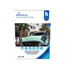 MediaRange Φωτογραφικό Χαρτί High Glossy Premium A4 (21x30) 180gr/m² για Εκυπωτές Inkjet 50 ΦύλλαΚωδικός: MRINK117 