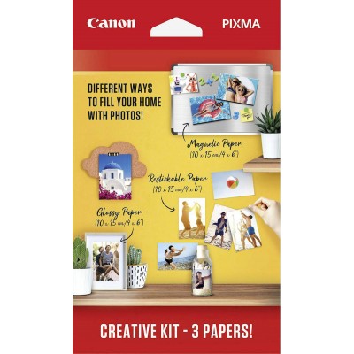 Canon MG101+RP-101PP201 Φωτογραφικό Χαρτί Varieties Pixma Creative Kit 2 A6 (10x15) για Εκυπωτές Θερμικής Εξάχνωσης/Μεταφοράς 3 