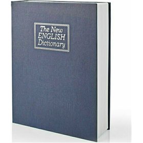 Βιβλίο Χρηματοκιβώτιο Με Κλειδαριά The New English Dictionary Μπλε 18x11.5x5.5cm