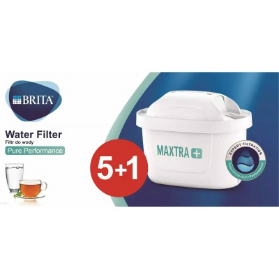 Brita Ανταλλακτικό Φίλτρο Νερού για Κανάτα από Ενεργό Άνθρακα Maxtra+ Pure Performance 6τμχ