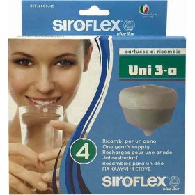 Siroflex Ανταλλακτικό Φίλτρο Νερού για Βρύση από Ενεργό Άνθρακα UNI 3-a 4τμχ Siroflex Ανταλλακτικό Φίλτρο Νερού για Βρύση από Ενεργό Άνθρακα UNI 3-a 4τμχ