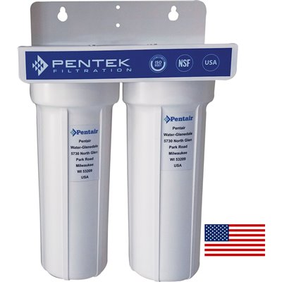 Pentek M10 Slime Line Συσκευή Φίλτρου Νερού Κάτω Πάγκου / Κεντρικής Παροχής Διπλή 1/4''