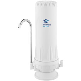Proteas Filter PFC-WH Συσκευή Φίλτρου Νερού Άνω Πάγκου Μονή EW-012-0100
