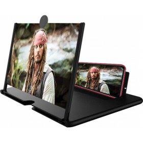 F6 3D Μεγεθυντής Οθόνης Κινητού σε Μαύρο χρώμα