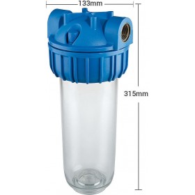 Atlas Filtri Senior Plus 3P AFO SX-AS Συσκευή Φίλτρου Νερού Κεντρικής Παροχής / Κάτω Πάγκου Μονή 3/4'' 16002