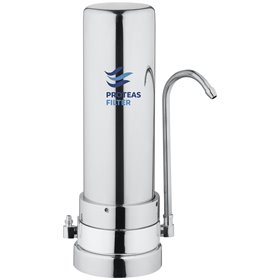 Proteas Filter PFC-MT Συσκευή Φίλτρου Νερού Άνω Πάγκου Μονή EW-012-0200