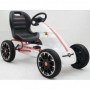 Παιδικό Go Kart Abarth Ποδοκίνητο Μονοθέσιο με Πετάλι Λευκό