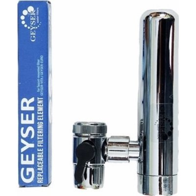 Geyser Φίλτρο Νερού Βρύσης Euro Αραγωνίτης Inox &amp 1 Ανταλλακτικό