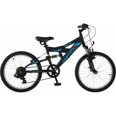 Orient S-200 20" Παιδικό Mountain Bike Μαύρο με 6 Ταχύτητες