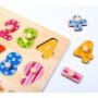 Ξύλινο Παιδικό Puzzle Σφηνώματα Αριθμοί 15pcs για 3+ Ετών Tooky ToysΚωδικός: TY851 