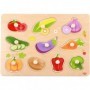 Ξύλινο Παιδικό Puzzle Σφηνώματα Fruits 10pcs για 1+ Ετών Tooky ToysΚωδικός: TY854 