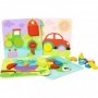 Ξύλινο Παιδικό Puzzle 4 In 1 Shape 34pcs για 2+ Ετών Tooky ToysΚωδικός: TL396 