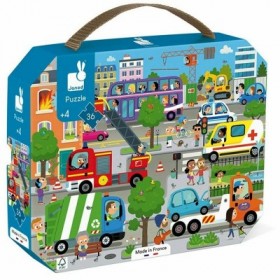 Παιδικό Puzzle Πόλη 36pcs για 4+ Ετών JanodΚωδικός: J02644 Παιδικό Puzzle Πόλη 36pcs για 4+ Ετών JanodΚωδικός: J02644