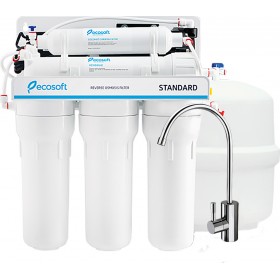 Ecosoft Σύστημα Αντίστροφης Όσμωσης 5 Σταδίων Standard με Αντλία Ecosoft Σύστημα Αντίστροφης Όσμωσης 5 Σταδίων Standard με Αντλία