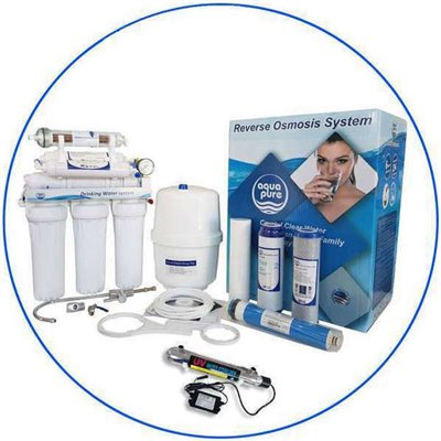 Aqua Pure Σύστημα Αντίστροφης Όσμωσης 7 Σταδίων APRO UV11W με Λάμπα UV