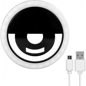 GloboStar LED SMD 2W Selfie Flash σε Μαύρο χρώμα