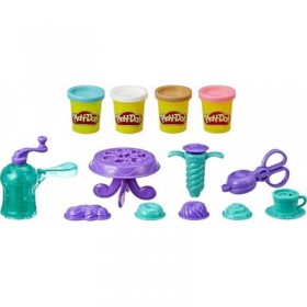 "Hasbro Play-Doh Πλαστελίνη - Παιχνίδι Kitchen Creations Delightful Donuts για 3+ Ετών Hasbro Play-Doh Πλαστελίνη - Παιχνίδι Kitchen Creations Delightful Donuts για 3+ Ετών, 4τμχ
