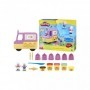 Hasbro Play-Doh Πλαστελίνη - Παιχνίδι Peppa's Ice Cream Playset για 3+ Ετών, 5τμχ