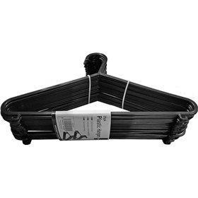 HOMie Κρεμάστρα Ρούχων σε Μαύρο Χρώμα 101911 25τμχ