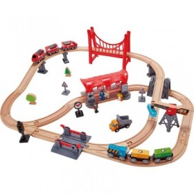 Hape Busy City Rail Set Hape Busy City Rail Set
