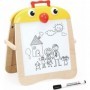 Top Bright Portable Wooden Small Chick Chalkboard Easel