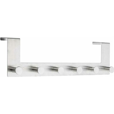 Κρεμάστρα Πόρτας Ανοξείδωτη 6Θέσεων 39x11x7.5cm